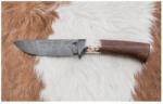 Jiří Čurda Damaszkuszi vadászkés 11, 8 cm dió/szarvas agancs 549 (CU0029)