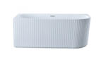 Sanoterm Cada freestanding Adria cu riflaj 150x75 cm cu montaj stanga (adriariflaj150stanga)