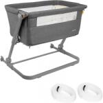 SKIDDOU Patut 3 in 1 co-sleeping Skiddou Natt, Evening Dream, Gri inchis (sk_2040011)