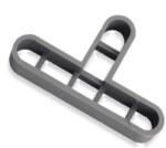 RUBI 10 mm "T" fugakereszt 50 db-os (02926)
