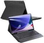 Dux Ducis tok álló, bőr hatású (FLIP, bluetooth billentyűzet, asztali tartó, QWERTY, angol nyelvű, ceruza tartó) FEKETE GP-162928 (GP-162928)