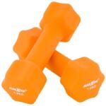 MAXXIVA® MAXXIVA Súlyzó szett neoprén borítással 2 x 1, 5 kg narancs (ZFF38183)