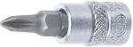 BGS technic Rátűzőkulcs - crowa+bit 1/4" kereszt PH1 (9-2487)