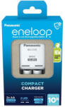 eneloop K-KJ50MCD20E akkumulátor töltő időzítővel 2 db 2000mAh AA akkumulátorral