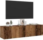 vidaXL antik fa színű szerelt fa fali TV-szekrény 120 x 30 x 30 cm (856020)