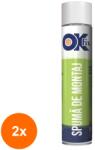 Ok Fix Set 2 x Spuma Poliuretanica de Montaj Pai 600 ml, Ok Fix (ORP-2xPAC-06179)