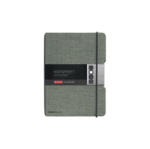 Herlitz my. book flex A6 füzet 40 lapos pont. Len, szürke (50033720)