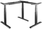 LogiLink Electrically adjustable sit-stand desk frame, 90 L-shape (EO0016)