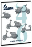 Ars Una Vespa '46 A/5 extra kapcsos füzet-négyzethálós (93148801) - kvikki