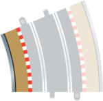Scalextric C8282 - Border, Kerb & Barrier - Curve - R4 - 22.5fok belső (28-C8282)