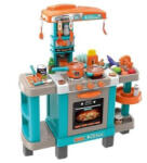 Kids Cook játékkonyha fénnyel és hanggal - 39 db-os szett, kék-narancssárga - kvikki