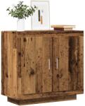 vidaXL komód Régi fa 80x40x75 cm Gépelt fa (856862)