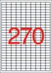 APLI Etikett, univerzális, 17, 8x10 mm, eltávolítható, kerekített sarkú, APLI, 6750 etikett/csomag (LCA10197) - iroda24