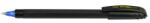 Pentel Rollertoll, PENTEL EnerGel 0, 35 mm, kupakos, 96, 7% újrahasznosított, fekete műanyag test, kék írásszín