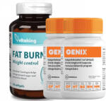 GENIX fogyókúrát segítő kapszula 2x60 db + ajándék Fat Burner zsírégető