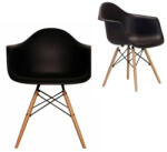 Mobiliamo Verona Étkezőszék - Műanyag Étkezőfotel Fekete színben (r-Verona_BK)