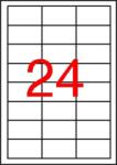 APLI Etikett, 64, 6x33, 8 mm, poliészter, időjárásálló, fehér, APLI, 2400 etikett/csomag (LCA12966) - officesprint