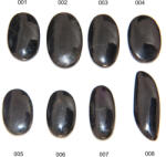  Cabochon Purpurit Namibia Natural - Oval - Picatura - 26-49 x 46-27 x 5-6 mm - 1 Buc