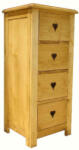 Dobos-Bútor Fenyő 4 fiókos komód - fenyobutor1 - 76 600 Ft