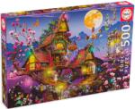 Educa Puzzle Educa din 500 de piese - Casa cu povești (EDU19554) Puzzle