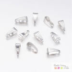  Nyitható medáltartó 10db/cs MT7 - ezüst szín