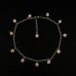  Fityegős" rózsakvarc bokalánc