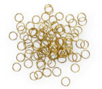  Szerelőkarika 6mm, 100db/cs - arany szín, nikkelmentes