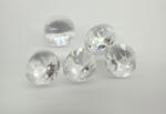  Csiszolt üveg kaboson, kúpos, befoglalható 5db/cs