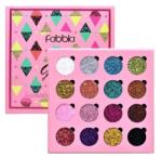 Fabbla Paleta 16 Farduri Glitter, Fabbla, Party Glitter Palette