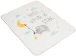 Cangaroo Бебешко одеяло Cangaroo - Softy Wish a upon a star, 110 х 140 cm, бяло (111868) - baby