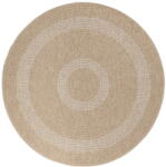 Ayyildiz Бежов кръгъл външен килим ø 80 cm Comilla - Ayyildiz Carpets (COMILLA80800886BEIGE)