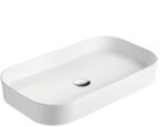 Fluminia Lavoar baie pe blat Capri, dreptunghiular alb din ceramica 75x38cm Fluminia (50321176)