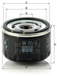 MANN Filtru ulei W75 3 MANN (57776)