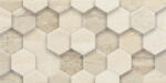 Paradyz Faianta SUNLIGHT STONE GEOMETRIK crem inchis, forme geometrice, baie bucatarie 30x60cm Paradyz (50317616)