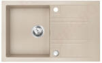 FERRO Chiuveta bucatarie granit Mezzo II, cu 1 cuva si picurator, 78X48cm Ferro (mezzo 78x48) Chiuveta