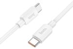 hoco. Cablu Date si Incarcare USB-C - USB-C HOCO X96, 100W, 1m, Alb