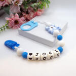  Egyedi neves cumilánc kék bulldog kutyussal (cumilanc_kek_bulldog)