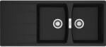 Franke Centro gránit mosogató 116x50 cm fekete 114.0710. 232 (1140710232)