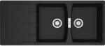 Franke Centro gránit mosogató 116x50 cm fekete 114.0710. 230 (1140710230)