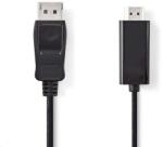 Nedis CCGP37100BK30 DisplayPort - HDMI kábel 3, 0 m fekete (CCGP37100BK30)