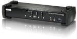 ATEN 4-Port USB 3.0 4K DisplayPort KVMP Switch + Cables (CS1924-AT-G) - haztartasibolt