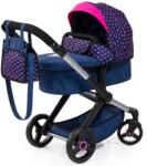 Bayer Design Xeo carucior multifunctional pentru papusi bleumarin-roz (17054AA)