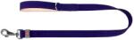 WAU DOG Classic bőr póráz lila, 14 mm x 122 cm