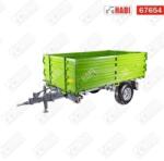  Pótkocsi 4t, 3 oldalra billenő, oldalfalmagasítóval, légfékes