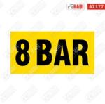  Keréknyomás matrica 8 BAR