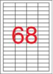 APLI Etikett, univerzális, 48, 5x16, 9 mm, APLI, 6800 etikett/csomag (LCA3128) - jatekotthon
