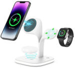 Boost YM-UD22 5 az 1-ben Vezeték Nélküli MagSafe Töltőállomás - Fehér