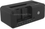 RaidSonic ICY BOX Clone & DockingStation 2.5"/3.5" SATA/m. 2 NVMe PCIe NVMe / SATA3 USB-A 3.2 Gen2×1 USB-C 3.2 Gen2×1 dokkoló (IB-2924MSCL-C31) (IB-2924MSCL-C31)