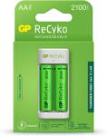 Gp batteries Зарядно GP BATTERIES E211 + 2 * 2100mAh AA За 2 броя NiMH (GP-C-E211-2AA-2100) Зарядно за батерии