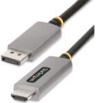 StarTech StarTech. com 133DISPLAYPORTHDMI21 video átalakító kábel 2 M DisplayPort HDMI Fekete, Ezüst (133DISPLAYPORTHDMI21)